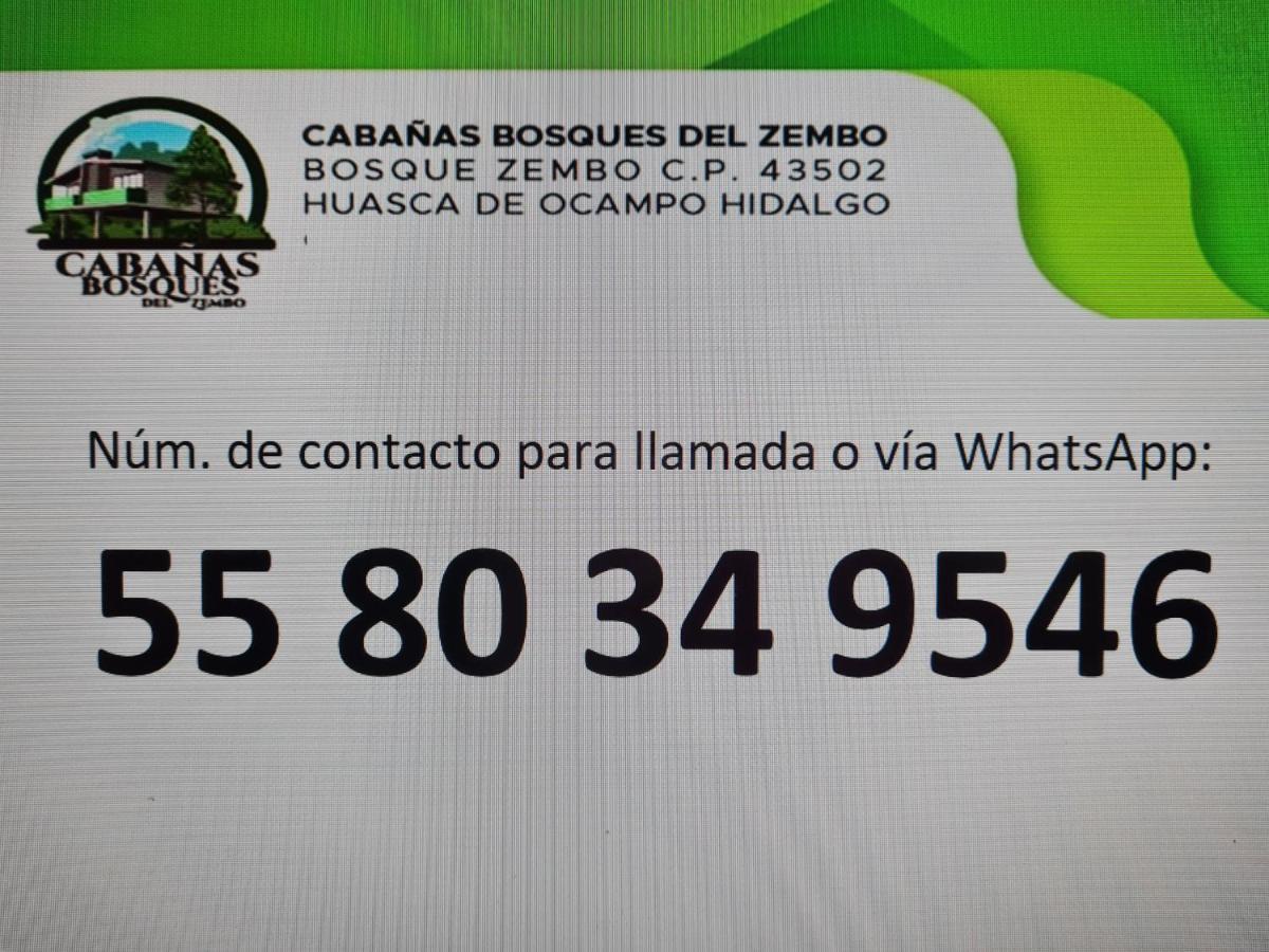 Cabanas Los Bosques Del Zembo Huasca de Ocampo Luaran gambar
